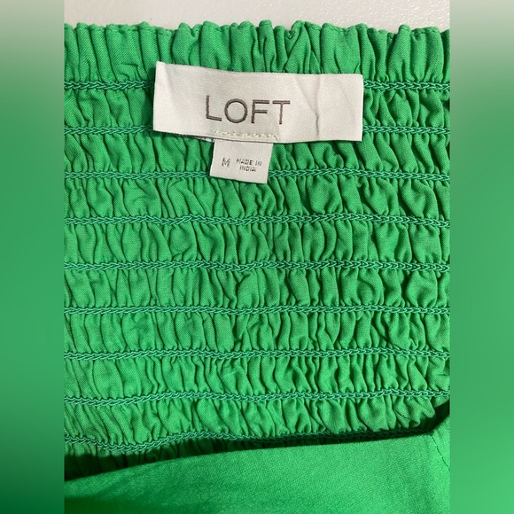 Loft Eyelet Flutter Sleeve Maxi Dress Size Medium - Picture 6 of 9